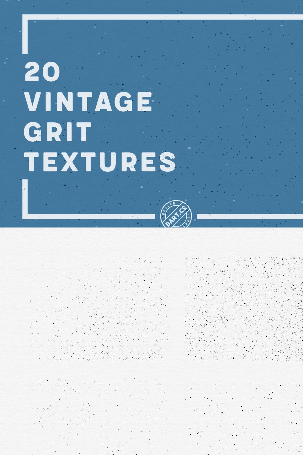 20 Vintage Grit Textures pinterest preview image.