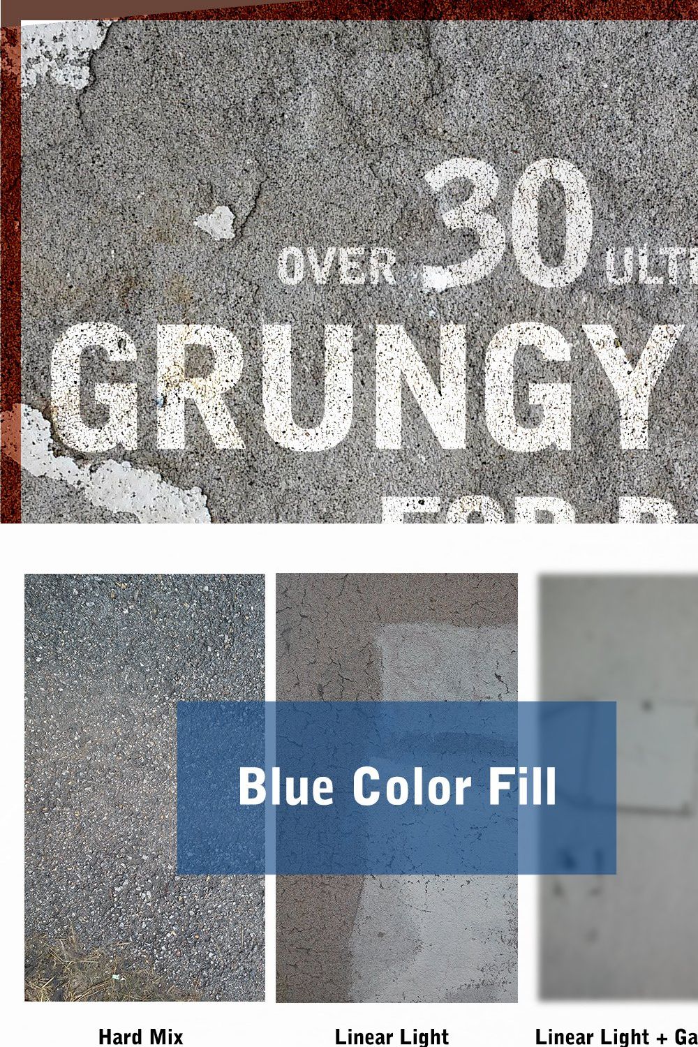 30+ HIGH RES Grungy Wall Textures pinterest preview image.