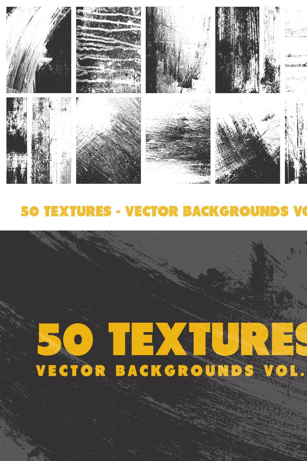 50 Vector Texture Backgrounds Vol. 2 pinterest preview image.