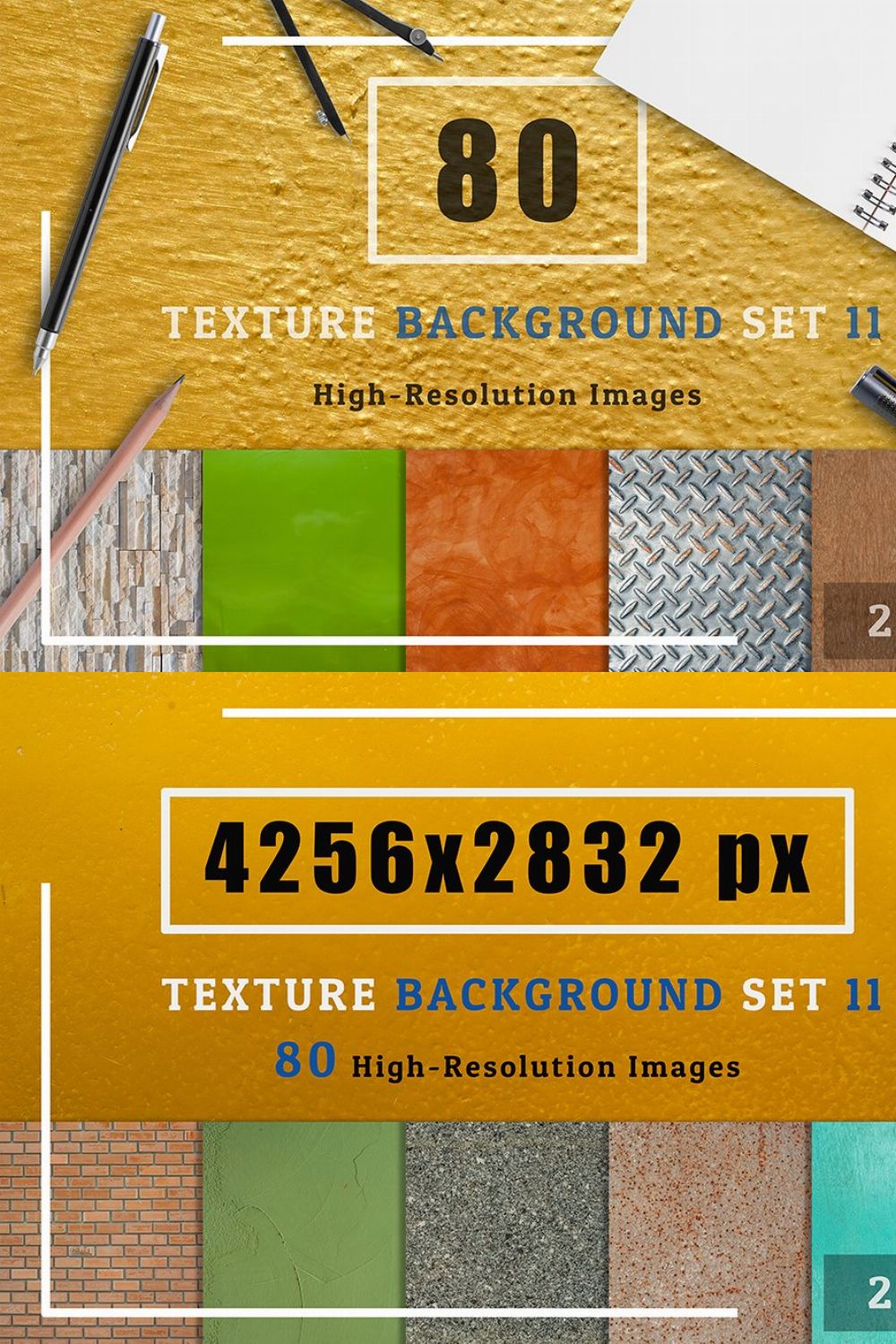 80 Texture Background Set 11 pinterest preview image.