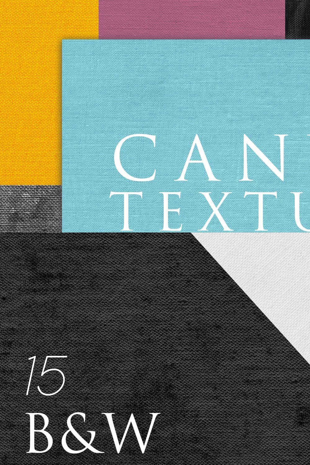 85 Various Canvas Textures pinterest preview image.