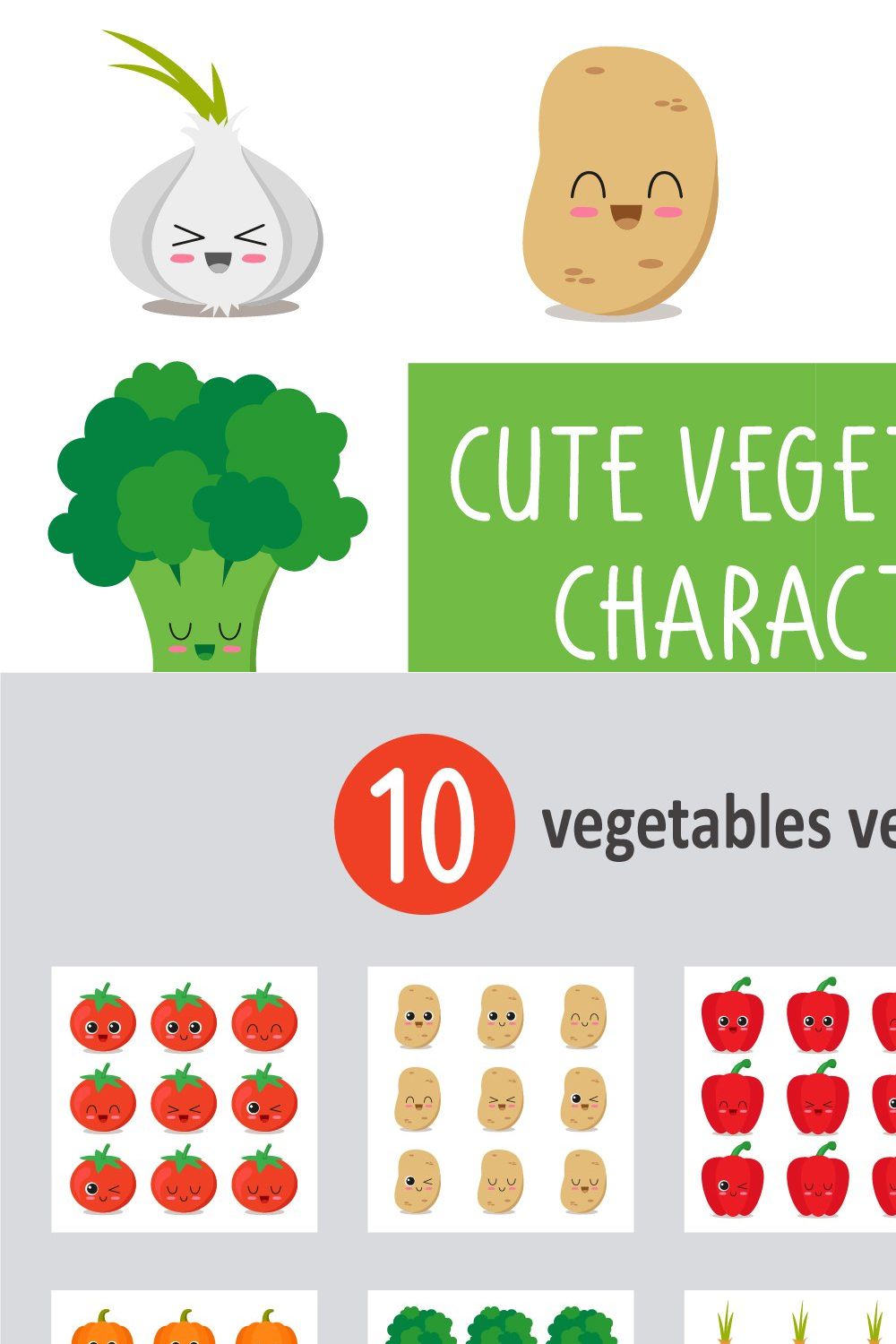 90x cute vegetable characters pinterest preview image.