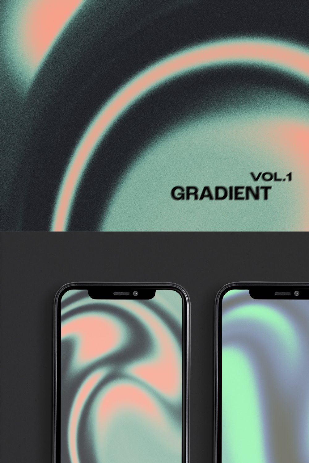 Abstract Gradient & backgrounds pinterest preview image.