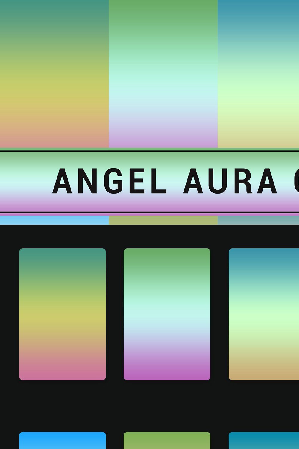 Angel Aura Gradients pinterest preview image.
