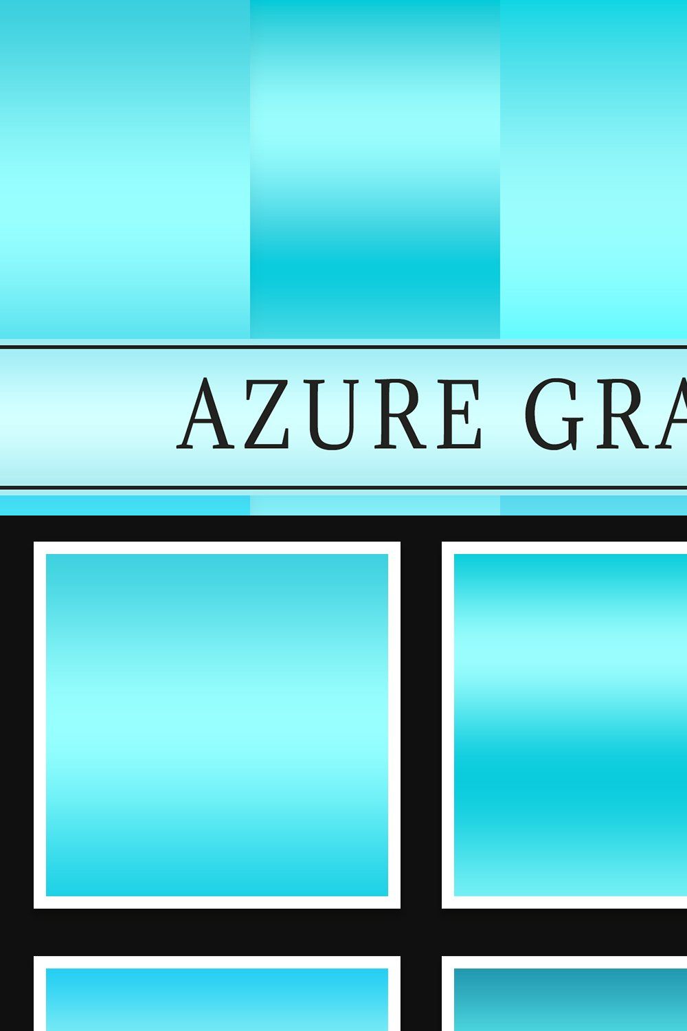 Azure Gradients pinterest preview image.