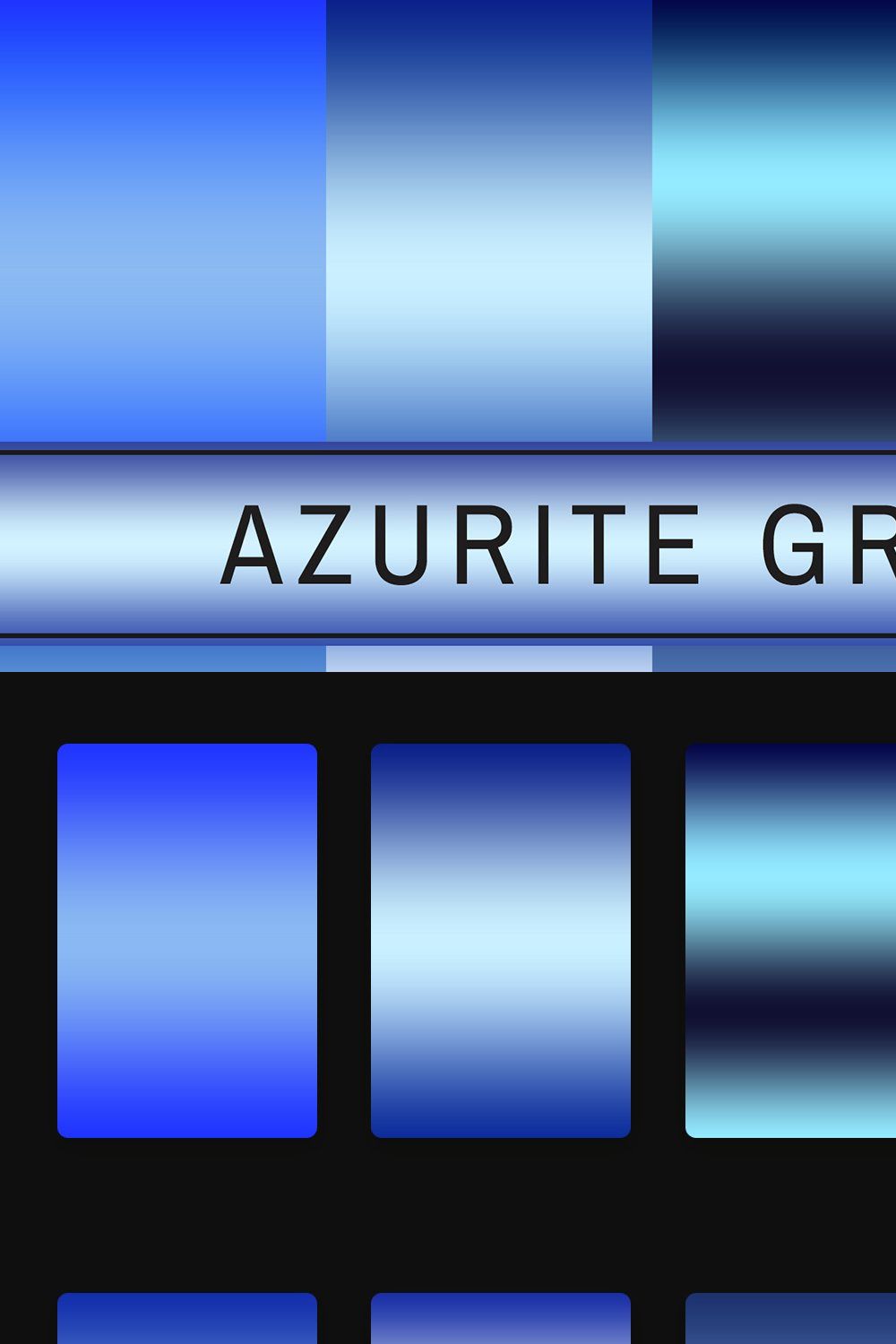 Azurite Gradients pinterest preview image.