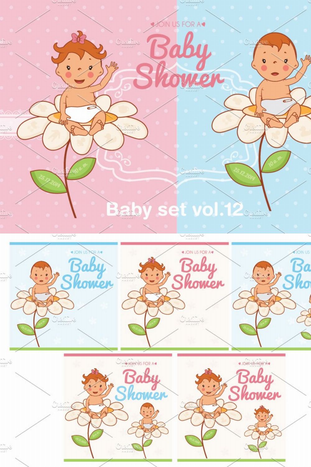 Baby set vol.12 pinterest preview image.
