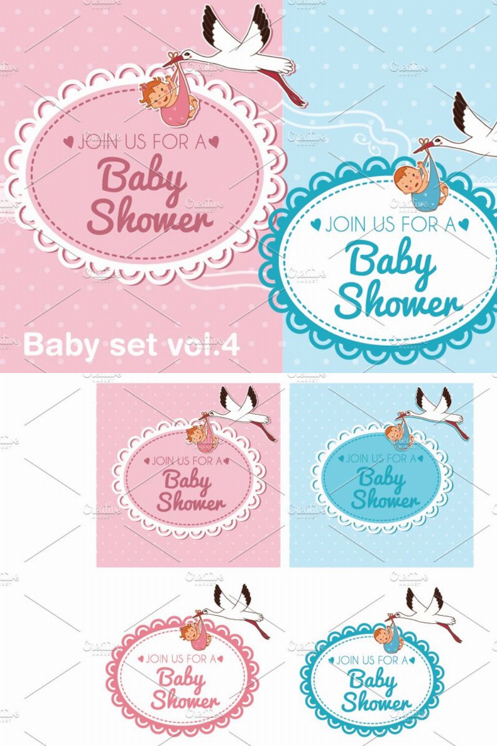 Baby set vol.4 pinterest preview image.