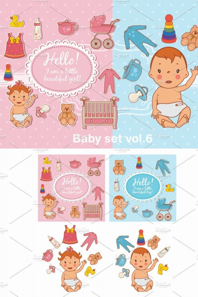 Baby set vol.6 – MasterBundles