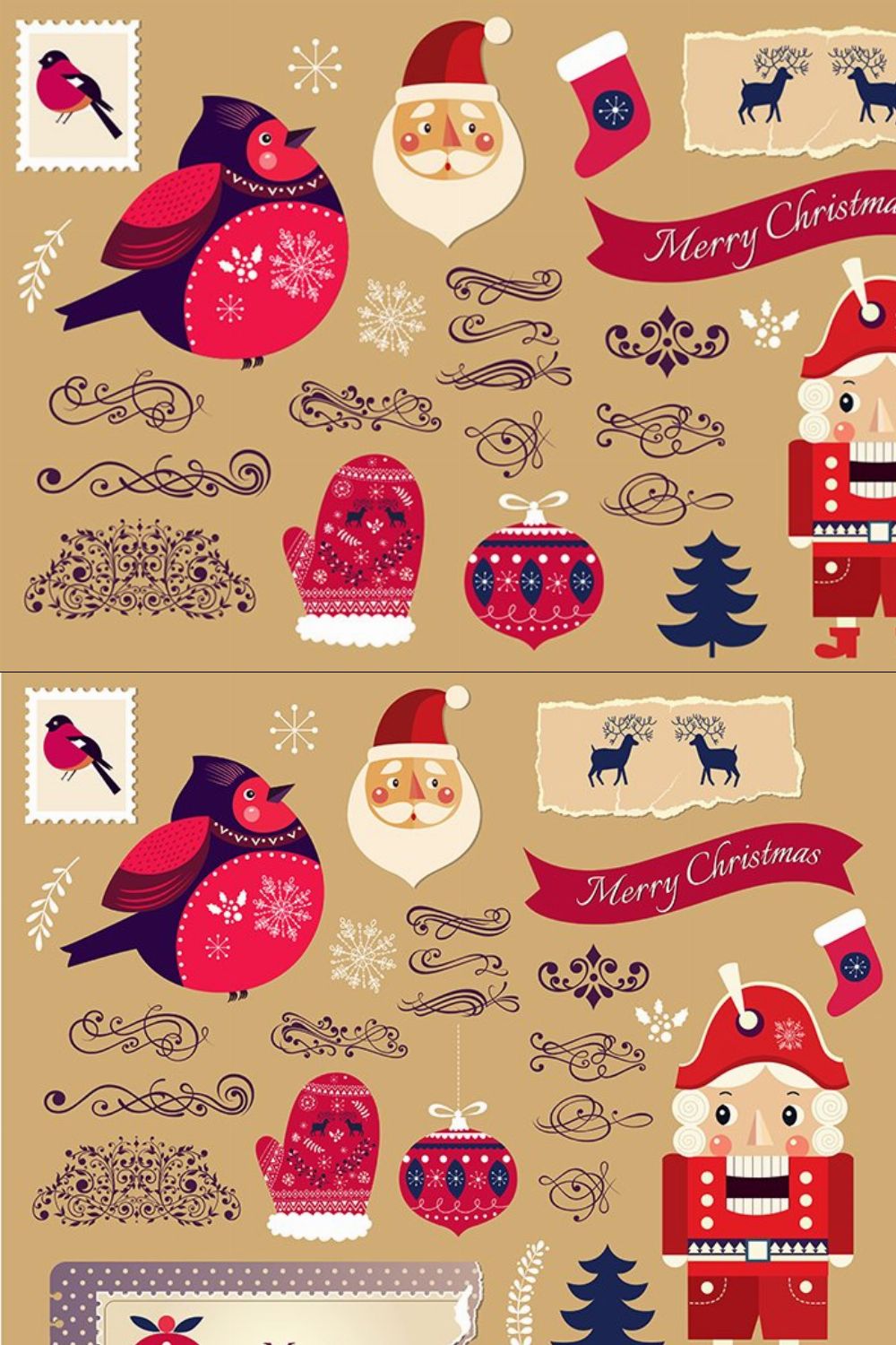 Beautiful Christmas collection pinterest preview image.