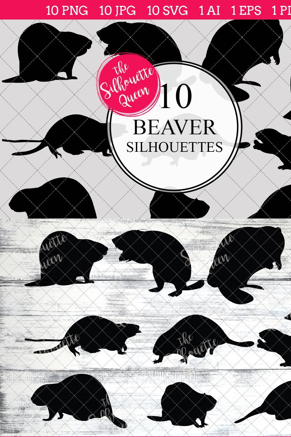 Beaver Silhouette Clipart Clip Art pinterest preview image.