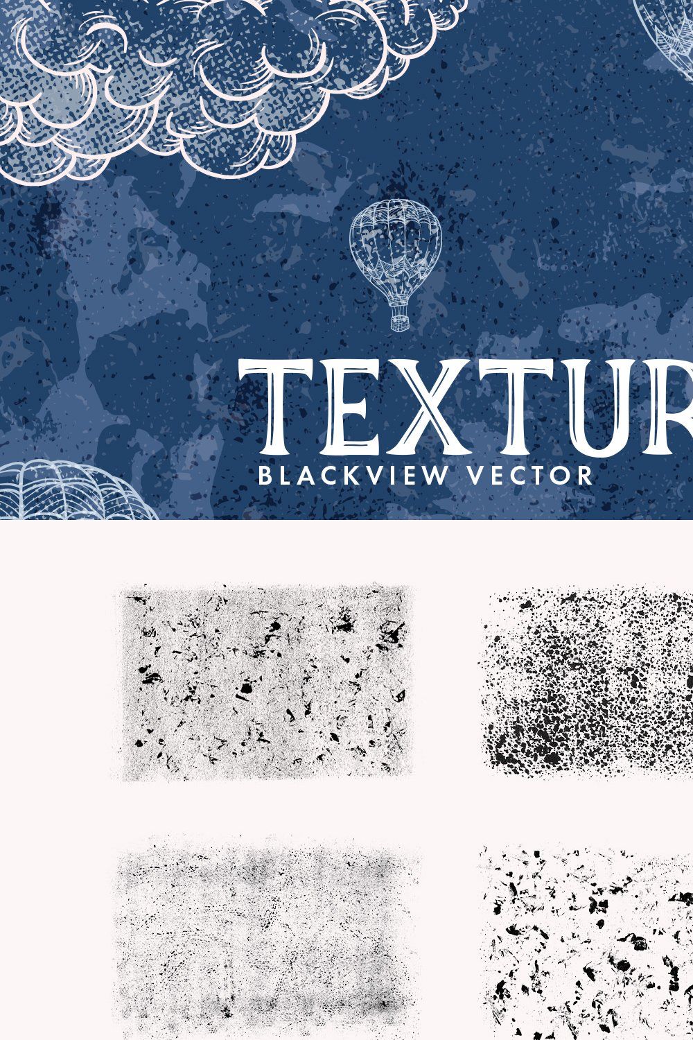 Blackview Vector Texture Set pinterest preview image.