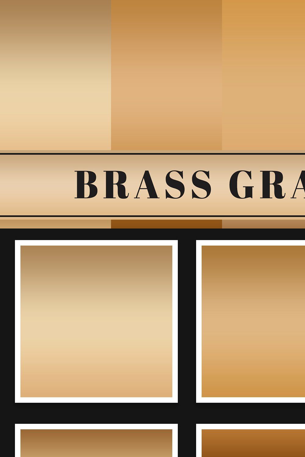 Brass Gradients pinterest preview image.