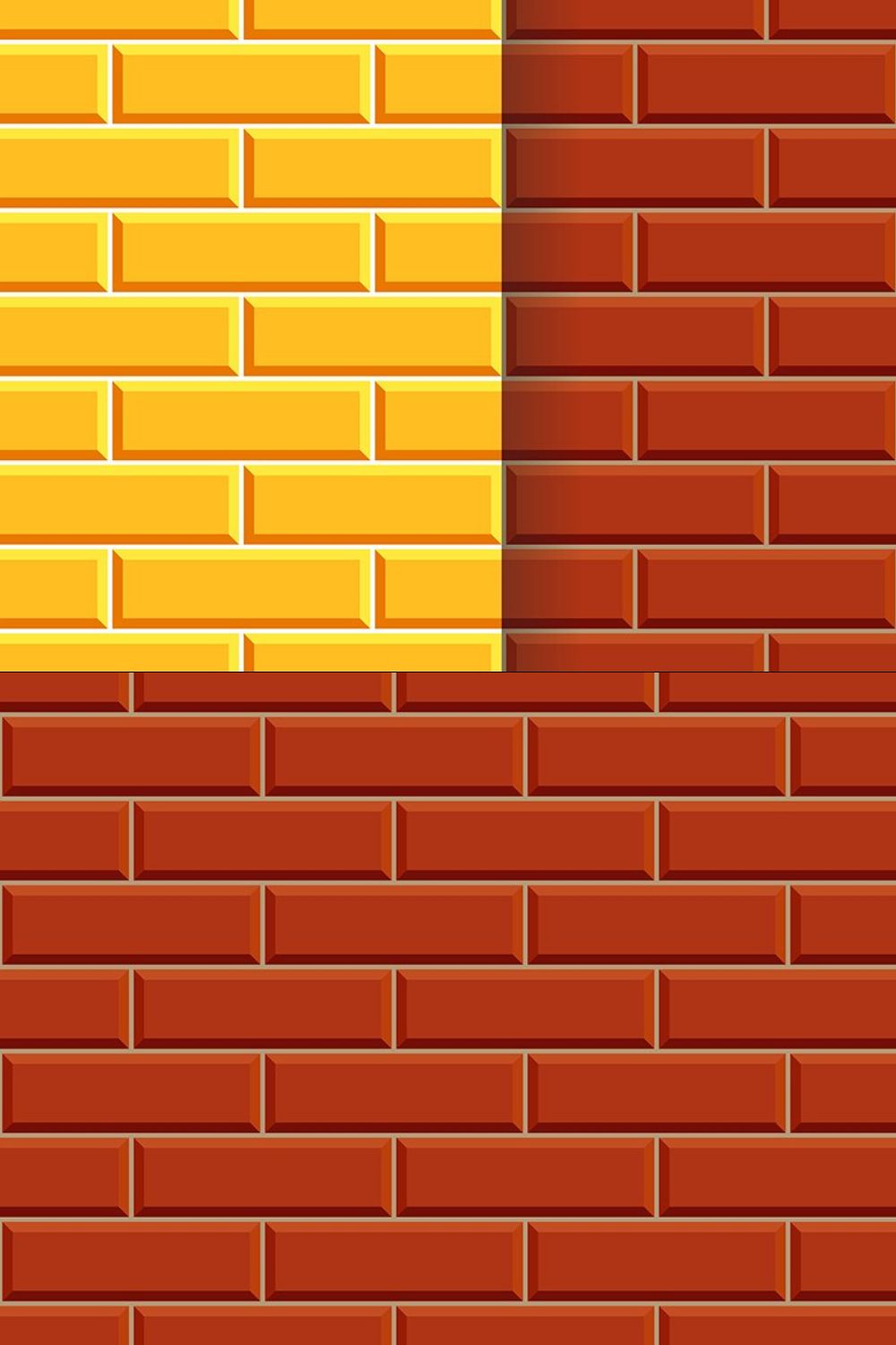 Brick wall pinterest preview image.