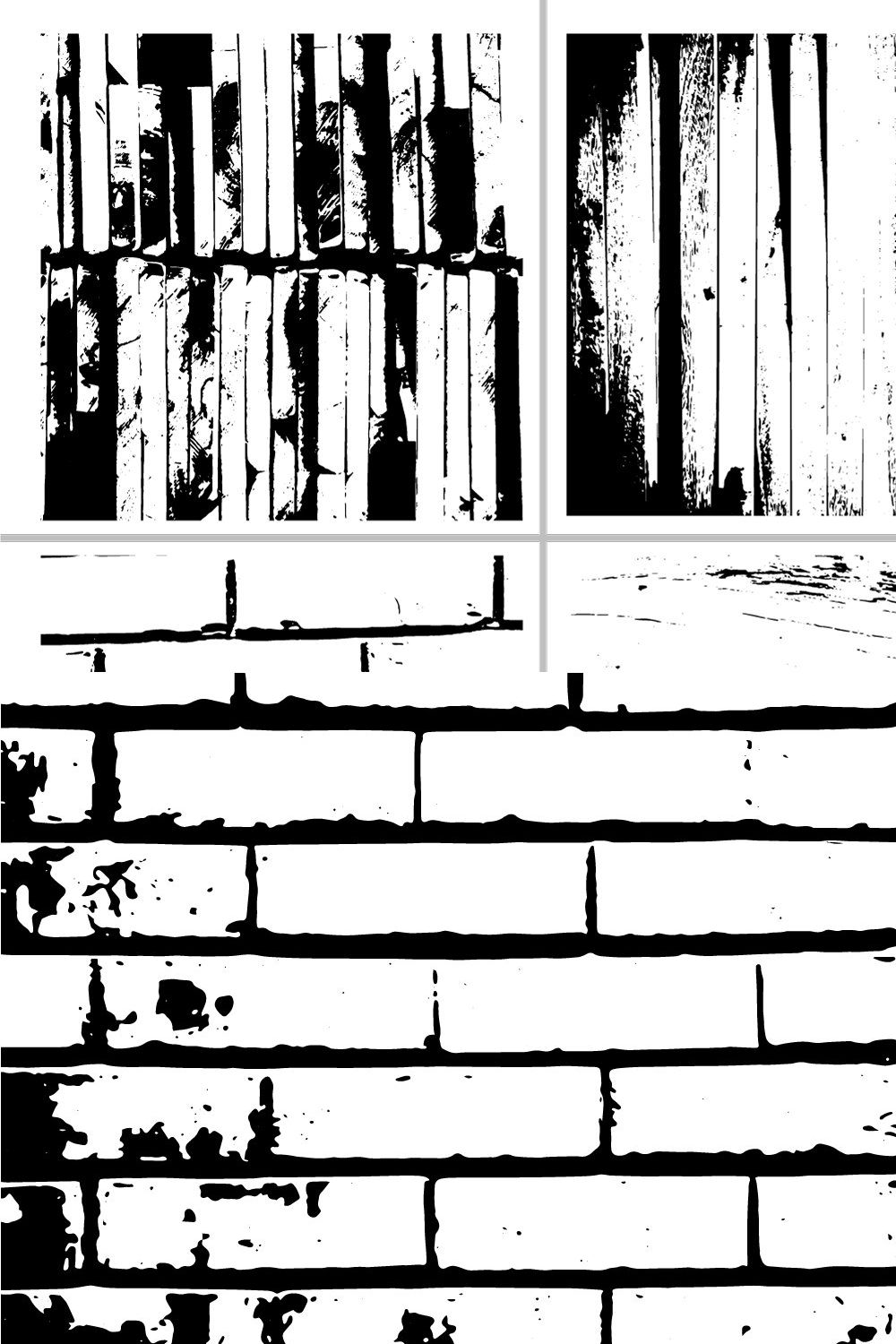 Brick wall grunge distressed texture pinterest preview image.