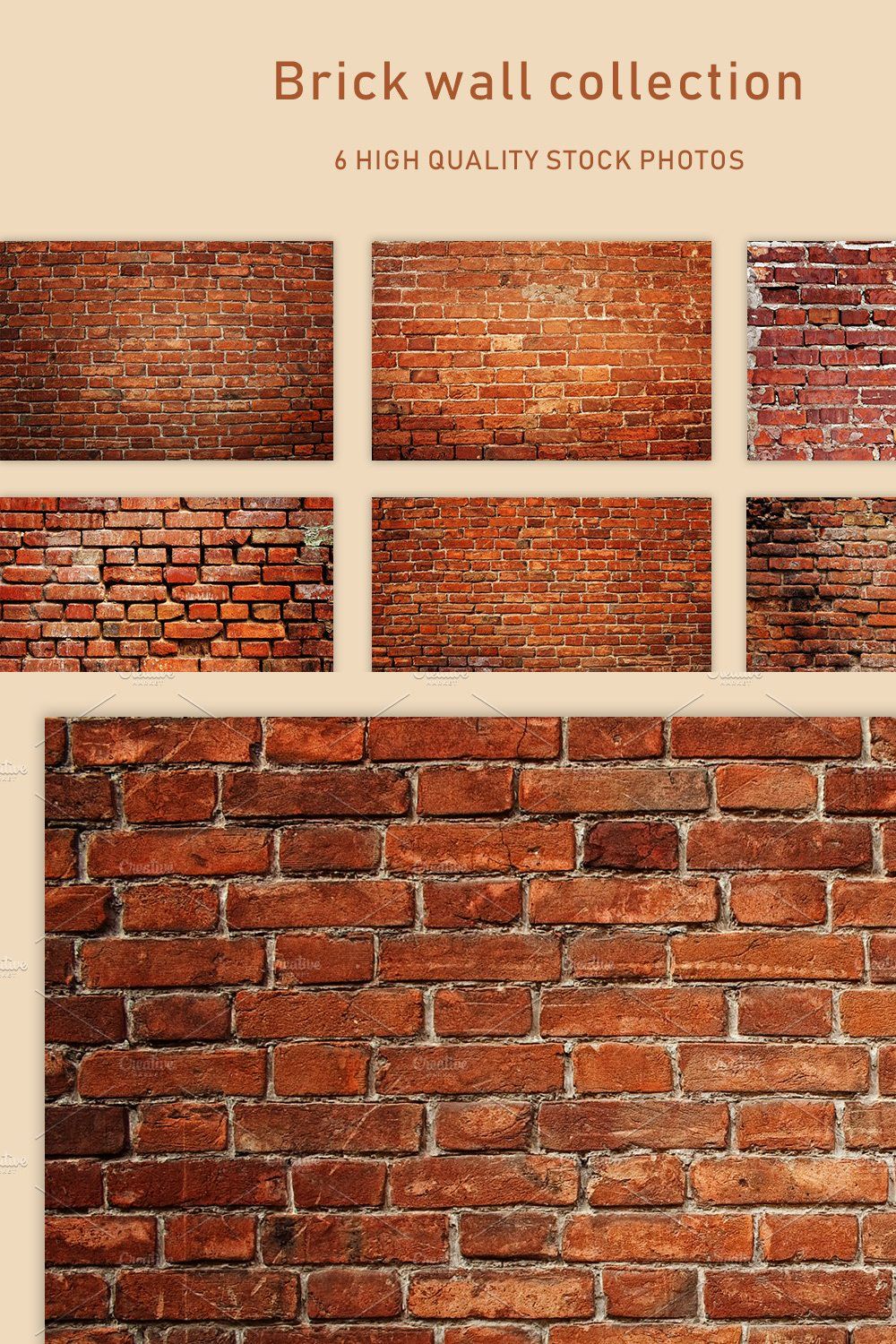 Brick wall textures backgrounds pinterest preview image.