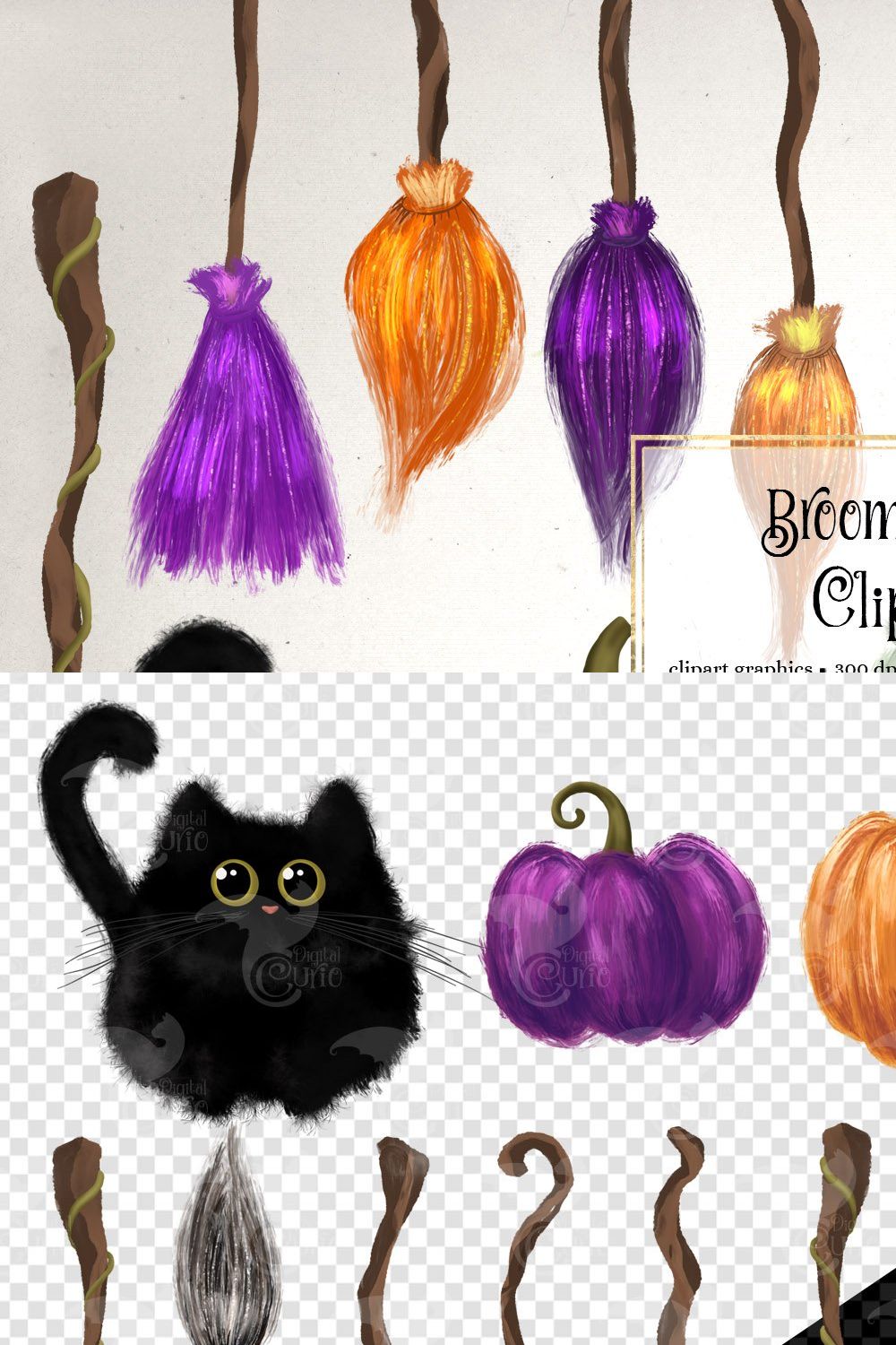 Broomstick Clipart pinterest preview image.