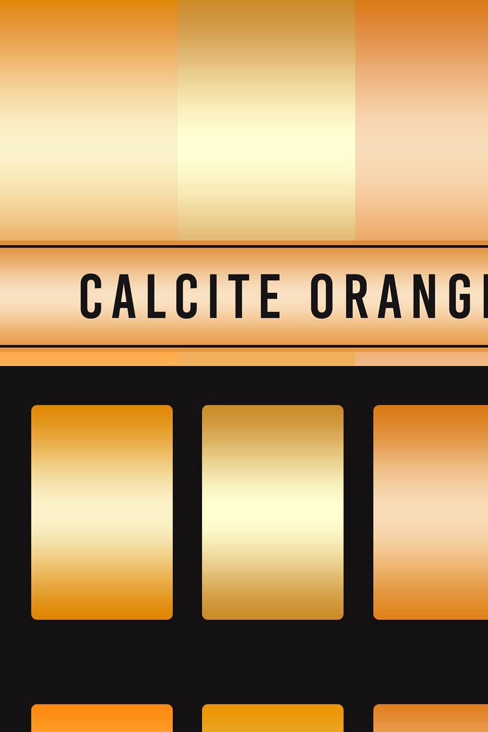 Calcite Orange Gradients pinterest preview image.