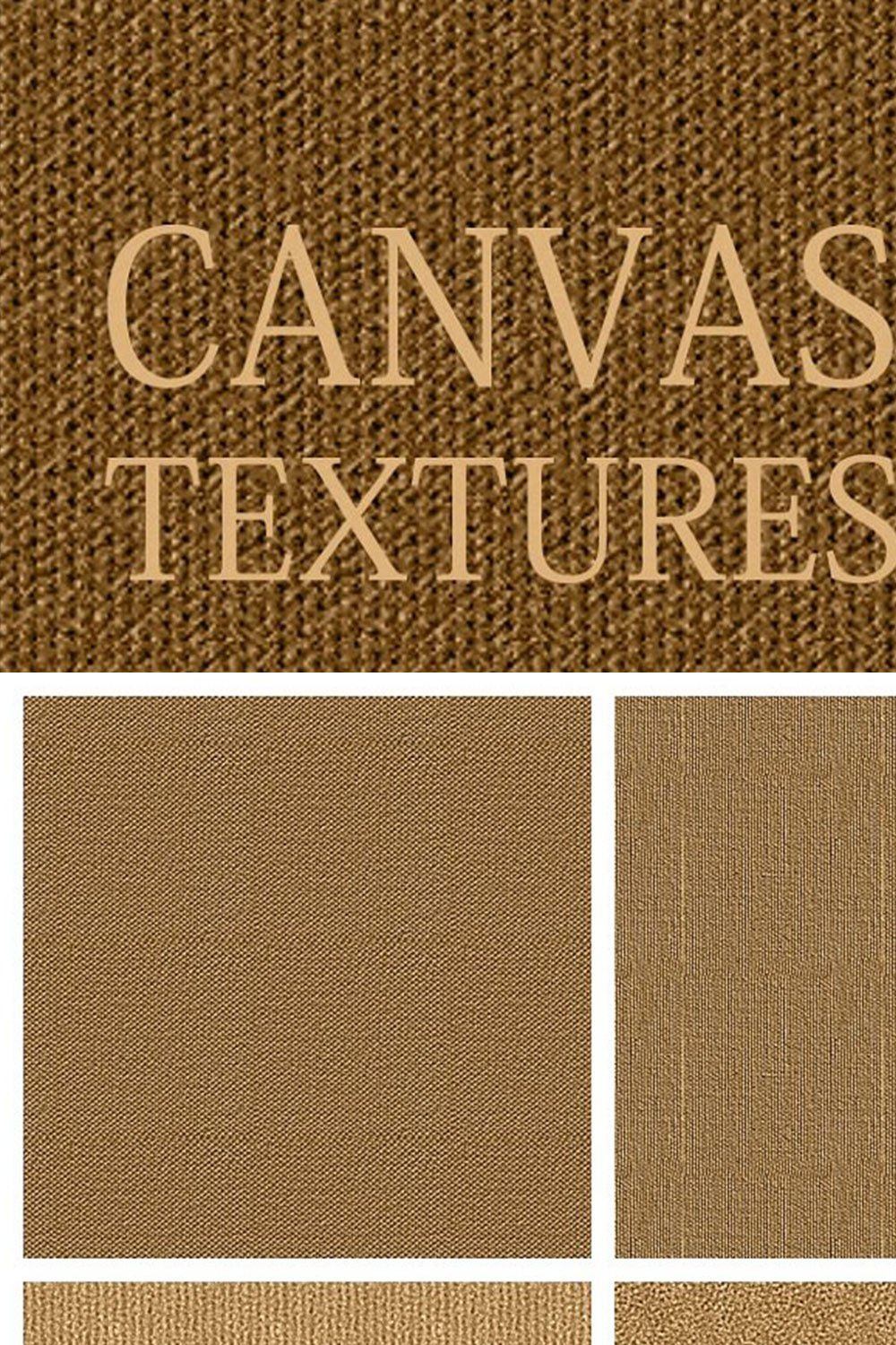 Canvas texture pinterest preview image.