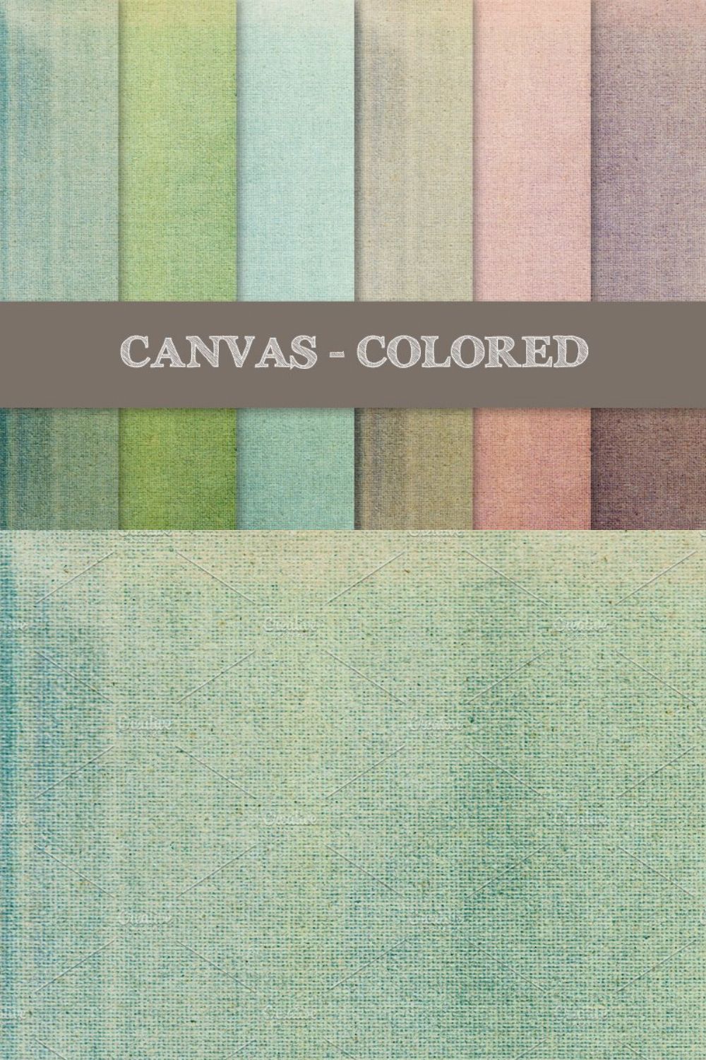 Canvas Texture: Colored, Grungy pinterest preview image.