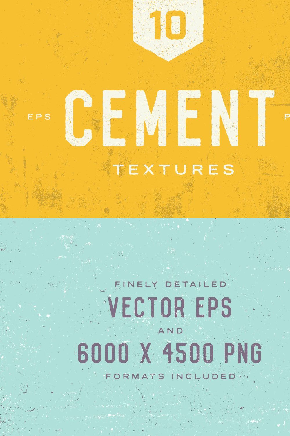 Cement Textures pinterest preview image.