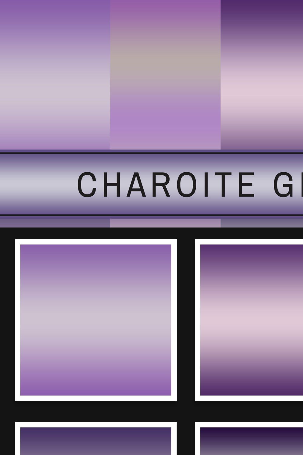 Charoite Gradients pinterest preview image.