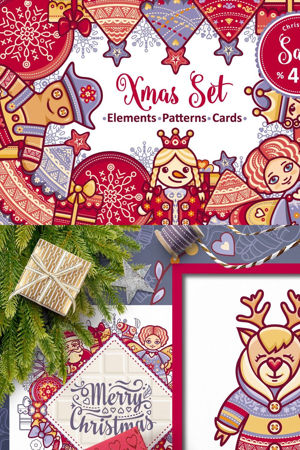 Christmas Kit pinterest preview image.