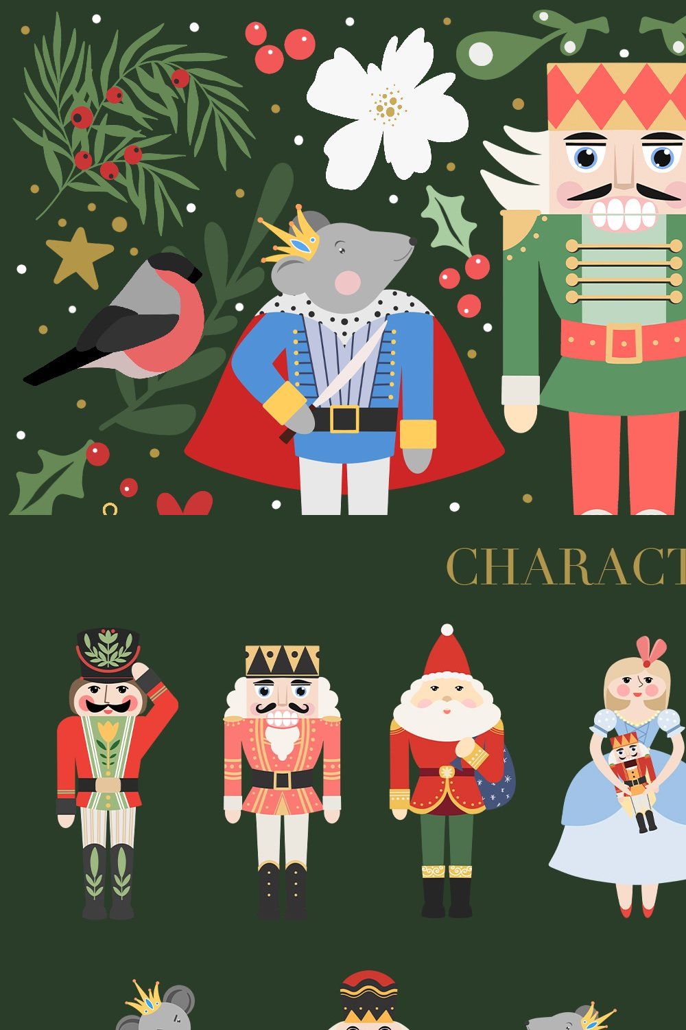 Christmas Time - Clipart Collection pinterest preview image.