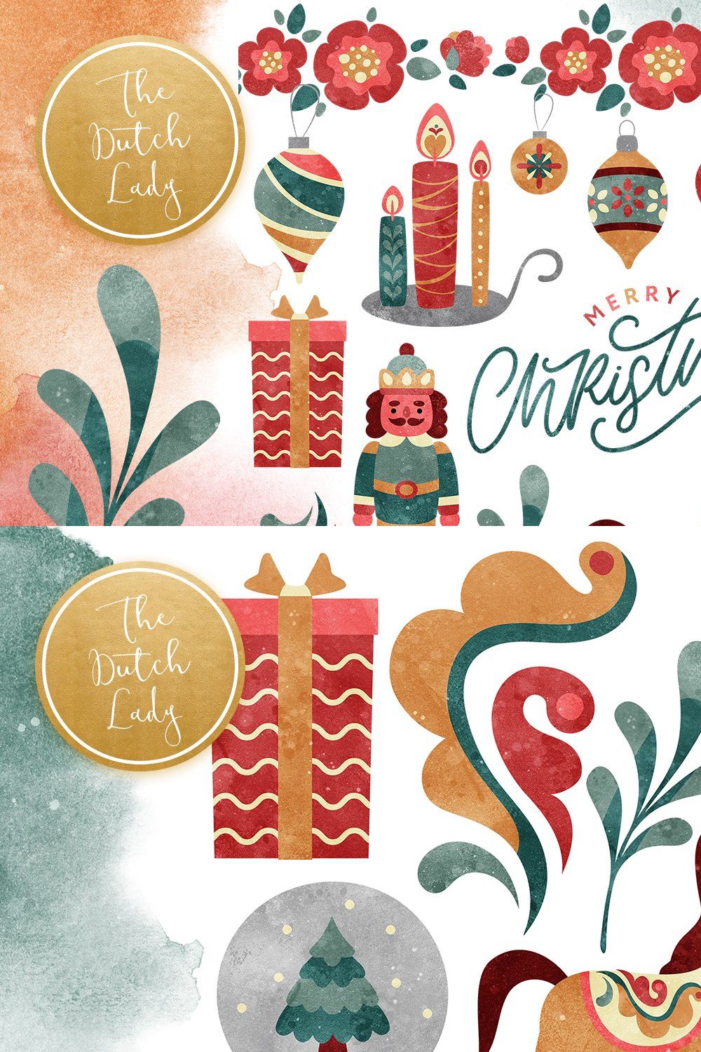 Christmas Toys & Ornaments Clipart pinterest preview image.