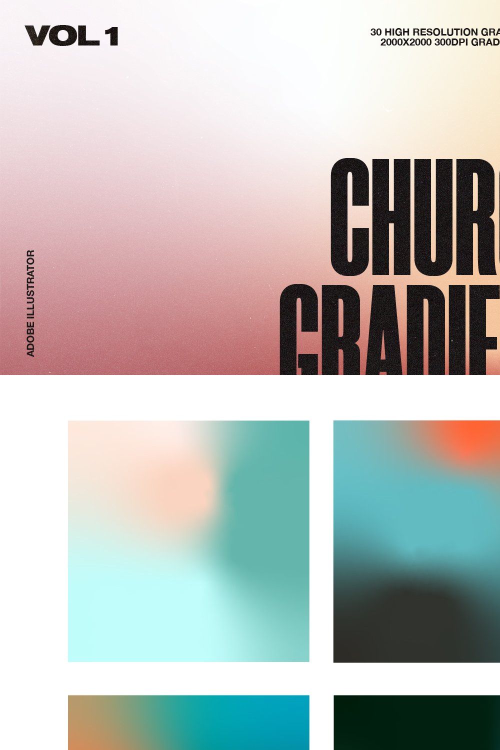 Church Gradients - Vol 1 pinterest preview image.