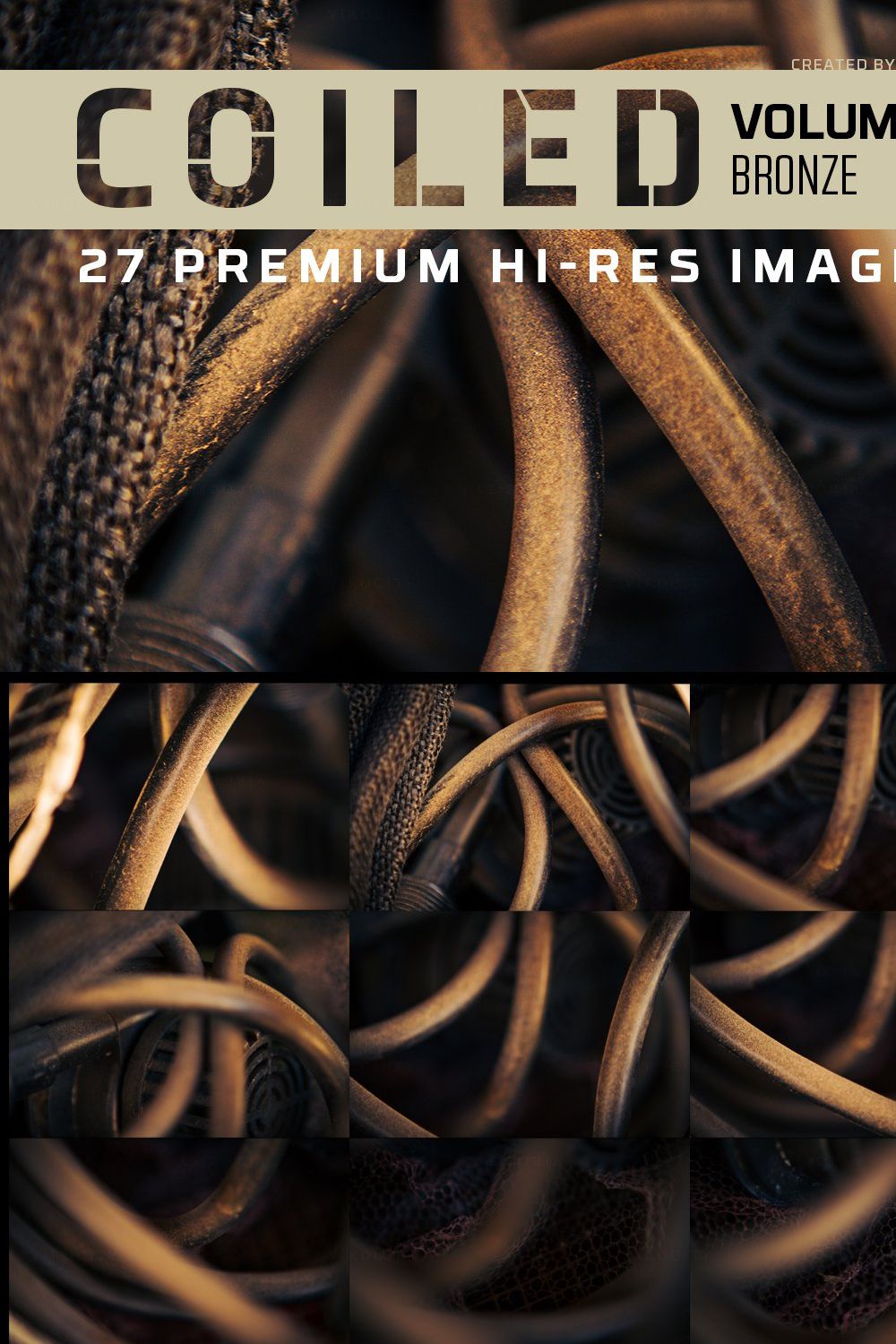 Coiled v2 Bronze pinterest preview image.