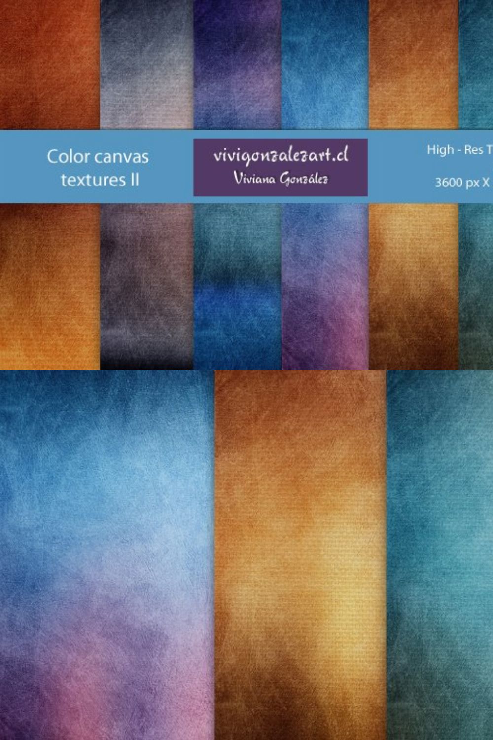 Color canvas textures II pinterest preview image.