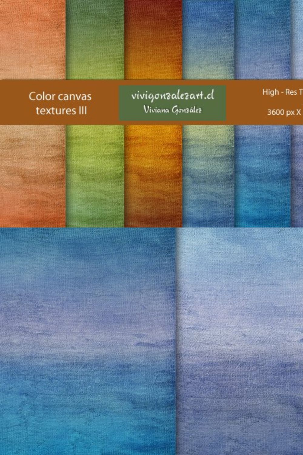 Color canvas textures III pinterest preview image.