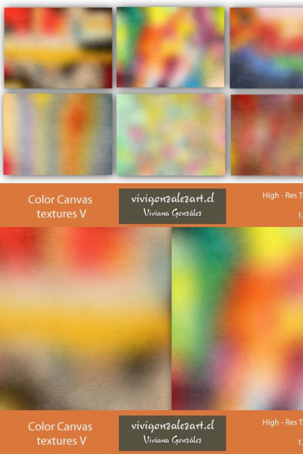 Color canvas textures V pinterest preview image.