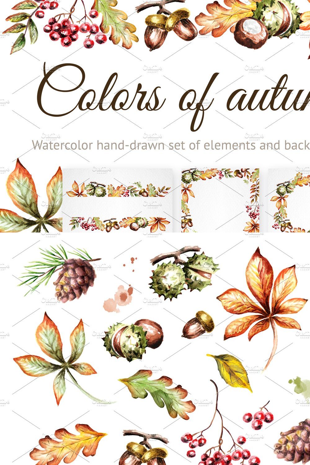 Colors of autumn pinterest preview image.