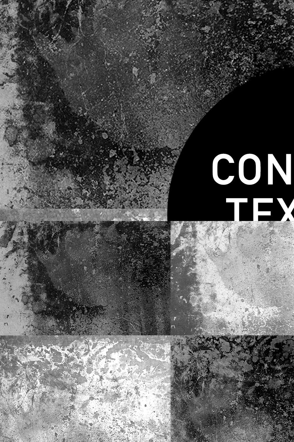 Concrete Texture Pack pinterest preview image.