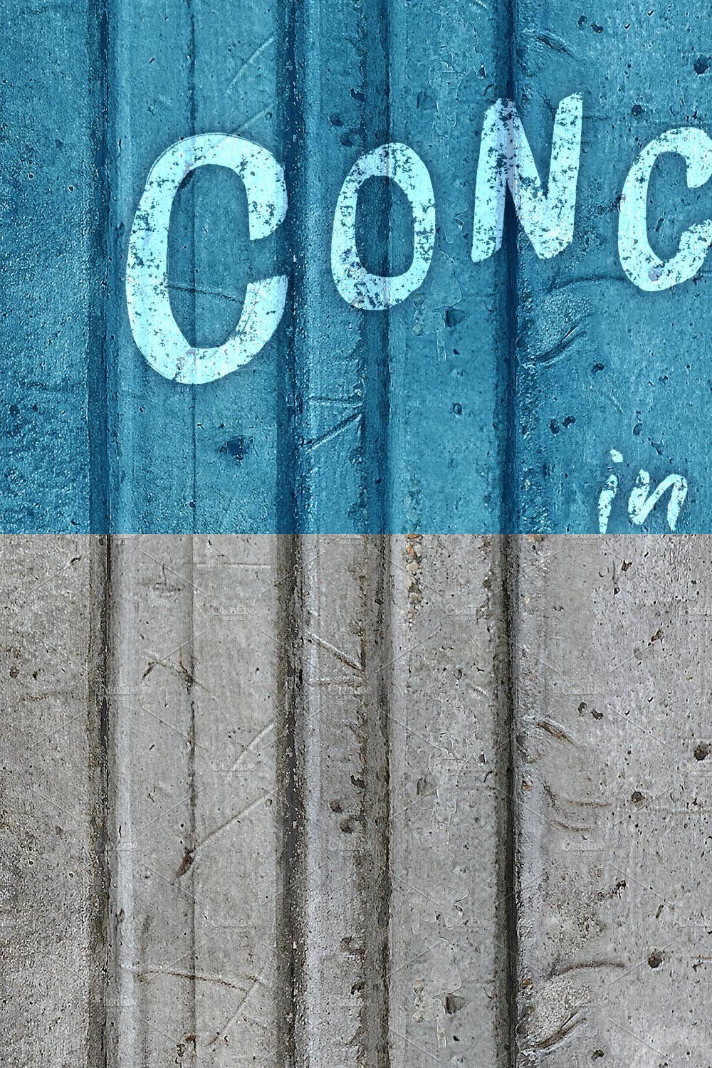Concrete – a seamless texture pinterest preview image.