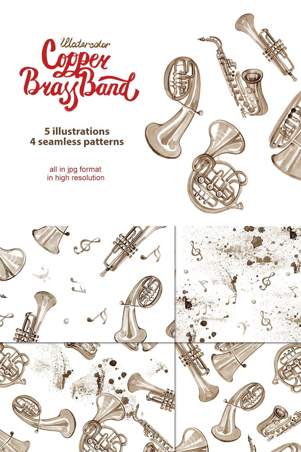 Copper brass band. Vol.2 pinterest preview image.