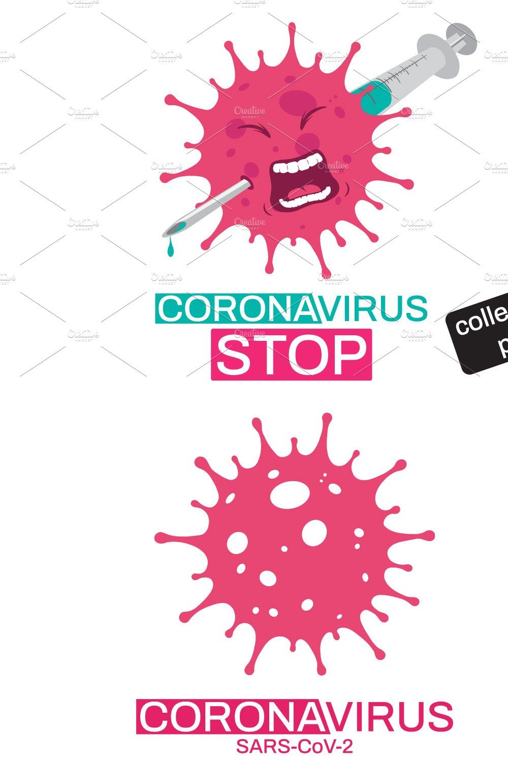 coronavirus collection pack pinterest preview image.