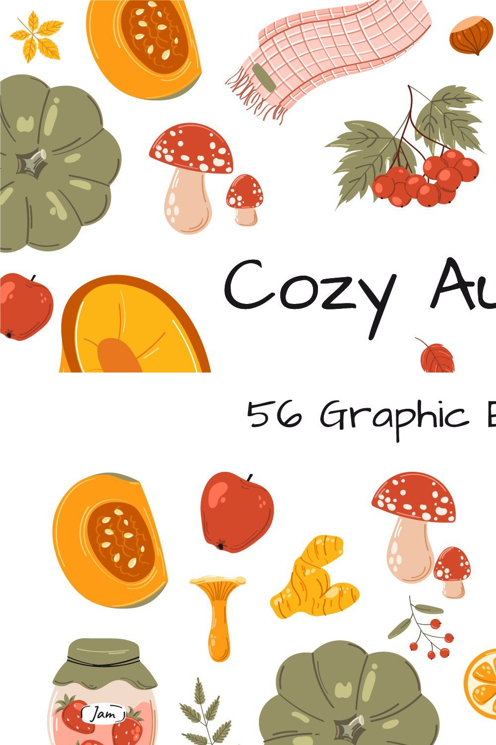 Cozy Autumn - Objects, Patterns pinterest preview image.