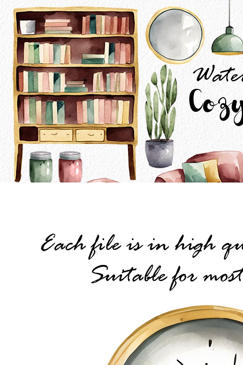 Cozy room furniture clipart pinterest preview image.