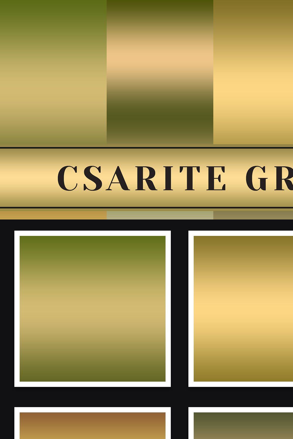 Csarite Gradients pinterest preview image.