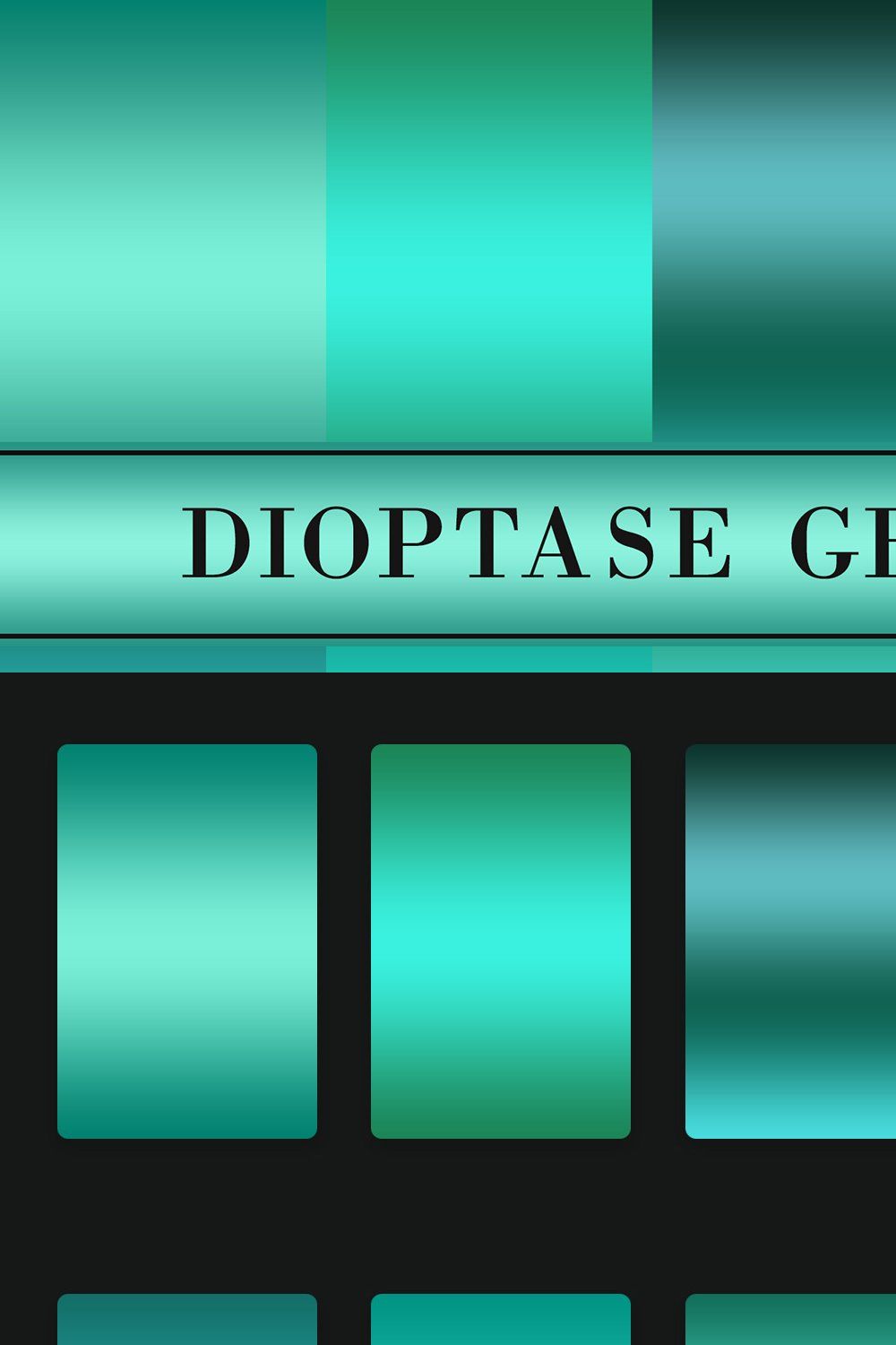 Dioptase Gradients pinterest preview image.