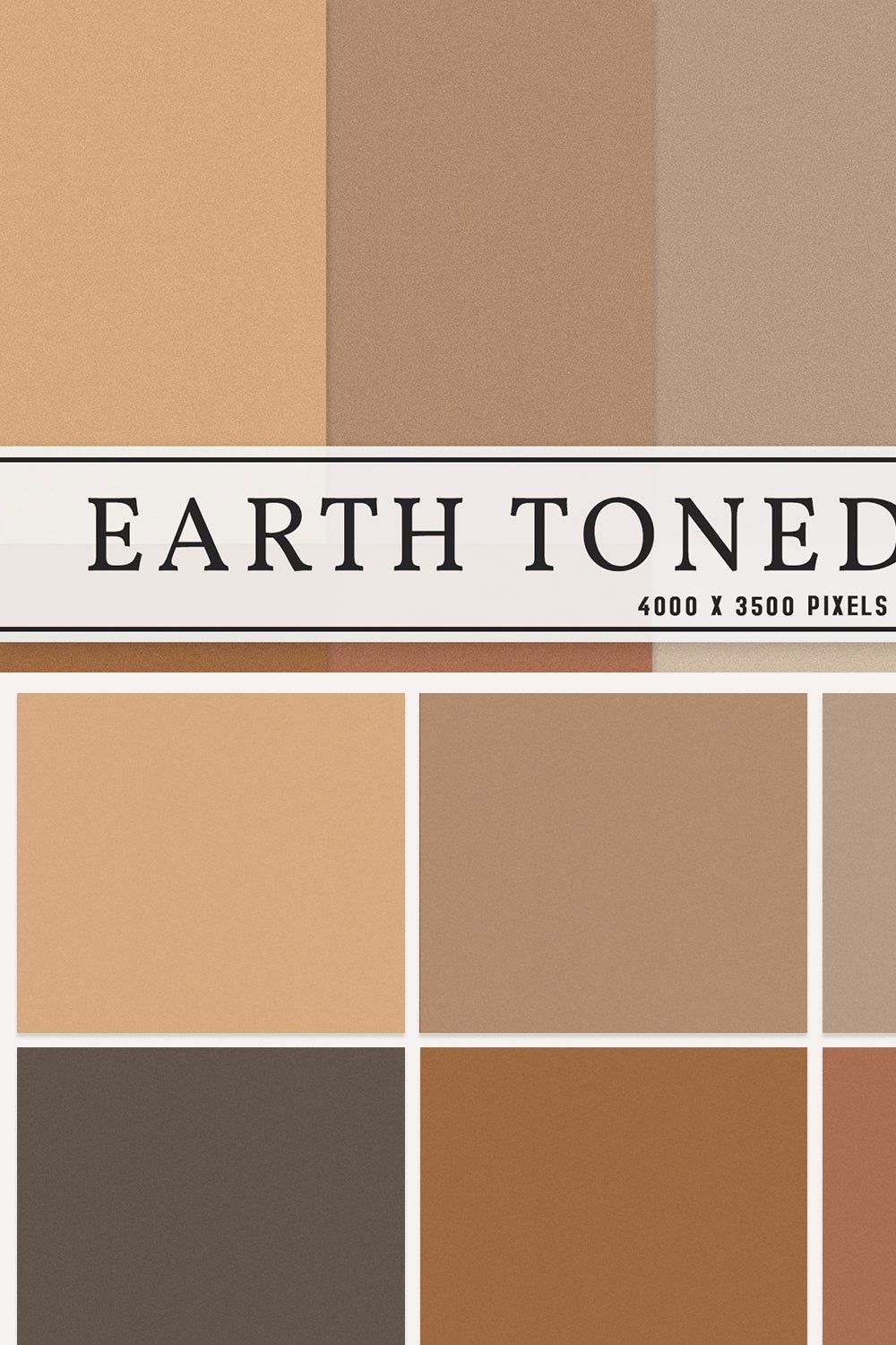 Earth Toned Textures pinterest preview image.