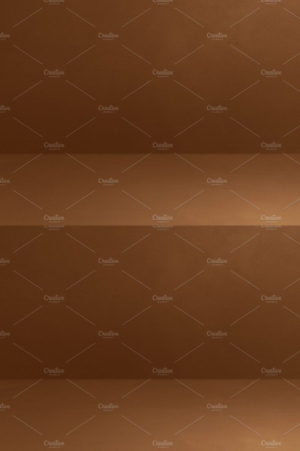 Empty brown concrete interior background banner pinterest preview image.