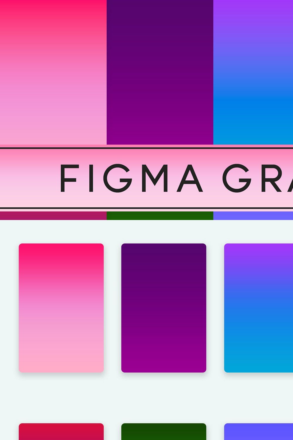 Figma Gradients pinterest preview image.