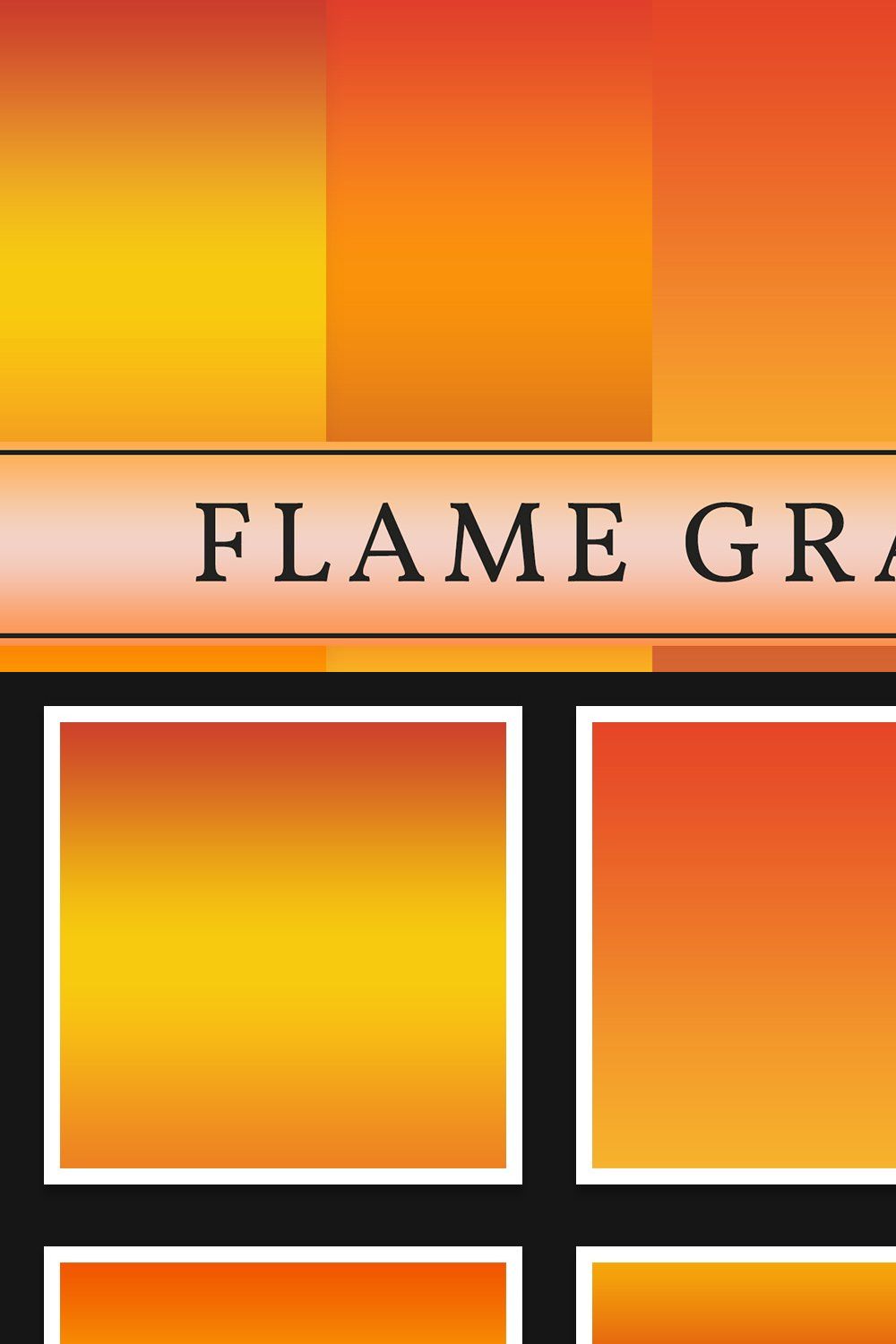 Flame Gradients pinterest preview image.