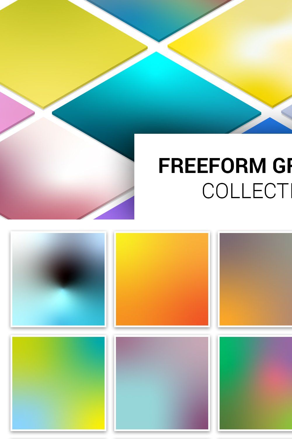 Freeform Gradient collection pinterest preview image.