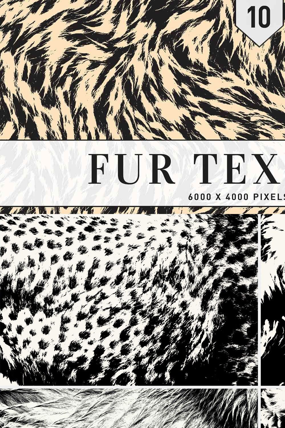 Fur Textures pinterest preview image.