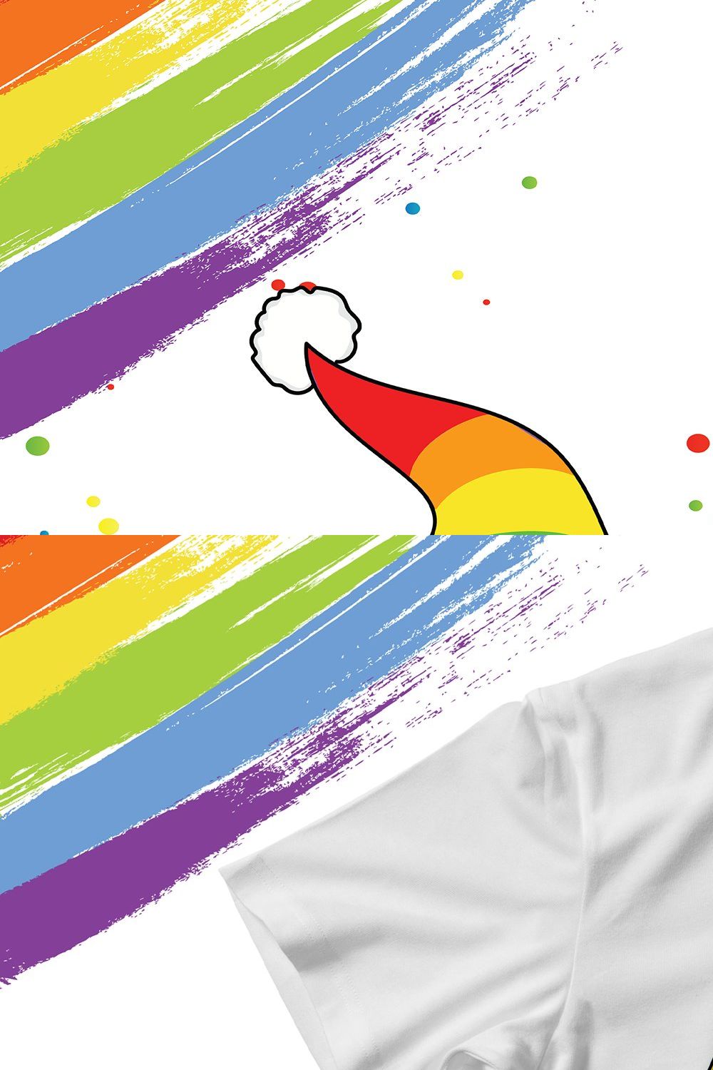 Gay Pride LGBT Gnome Illustrations pinterest preview image.